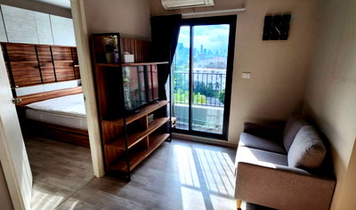Condos for rent Phatthanakan Road : For Rent Condo THE PRIVACY RAMA 9 Building 1, Floor 6, 1 BED PLUS, Room size 35.00 sqm