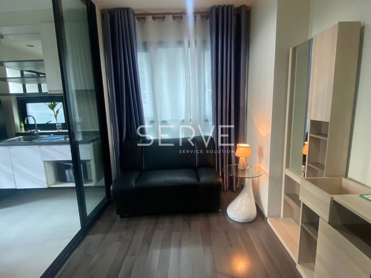 รูป 1 นอน 30 ตร.ม. คอนโดในเครือคุณภาพแสนสิริ บนทำเลดีๆ มีรถรับส่ง BTS อ่อนนุช ที่  The Base Park West Sukhumvit 77 / ให้เช่าคอนโด - รูปที่ 3/6