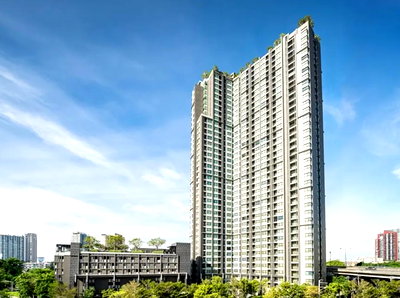 Condos for rent BTS Phra Khanong : 🔥Studio with Partition Good Location Free Shuttle to BTS On Nut at The Base Park West Sukhumvit 77 Condo / For Rent