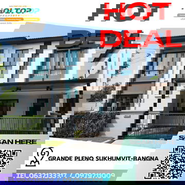 #R8465 🎉 261268 ให้เช่าบ้าน Grande Pleno Sukhumvit-Bangna