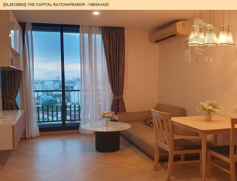 รูป DL25120832 ขายคอนโด เดอะ แคปิตอล ราชปรารภ - วิภาวดี (The Capital Ratchaprarop - Vibhavadi) ใกล้ - พร้อมเข้าอยู่ โทรด่วน 0614453194 LineID @162cjixi - รูปที่ 3/11