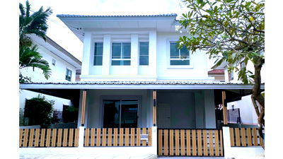 บ้านแฝด กรุงเทพมหานคร : บ้านรีโนเวทใหม่ทั้งหลัง พร้อมอยู่ บ้านพร้อมพัฒน์ 1 รามอินทรา ถนนปัญญาอินทรา (หทัยราษฎร์ 39)ใกล้ซาฟารีเวิลด์