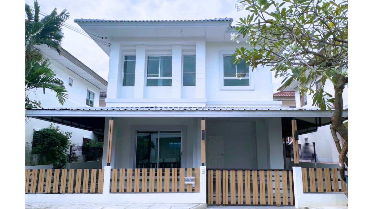 รูป บ้านรีโนเวทใหม่ทั้งหลัง พร้อมอยู่ บ้านพร้อมพัฒน์ 1 รามอินทรา ถนนปัญญาอินทรา (หทัยราษฎร์ 39)ใกล้ซาฟารีเวิลด์ - รูปที่ 1/16