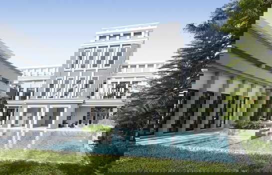 รูป ขาย บ้านเดี่ยว HS059 หรูหรา ฟังชั่นครบ ทำเลดี ใกล้เซ็นทรัลปิ่นเกล้า ทวีวัฒนา กรุงเทพ . 403 ตรม 115.6 ตรว ตกแต่งพร้อมอยู่ คุ้มค่าการลงลงทุน - รูปที่ 1/12