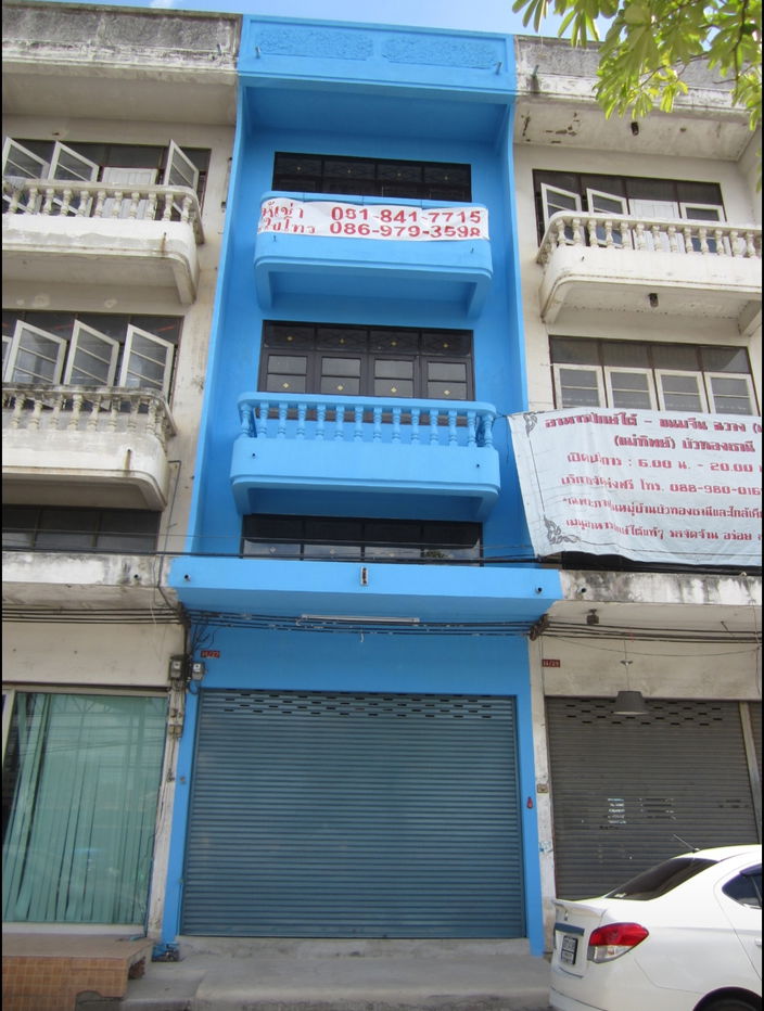 รูป ขายอาคารพาณิชย์ 4 ชั้น ในหมู่บ้านบัวทองธานี ติดถนนกาญจนาภิเษก - รูปที่ 1/1