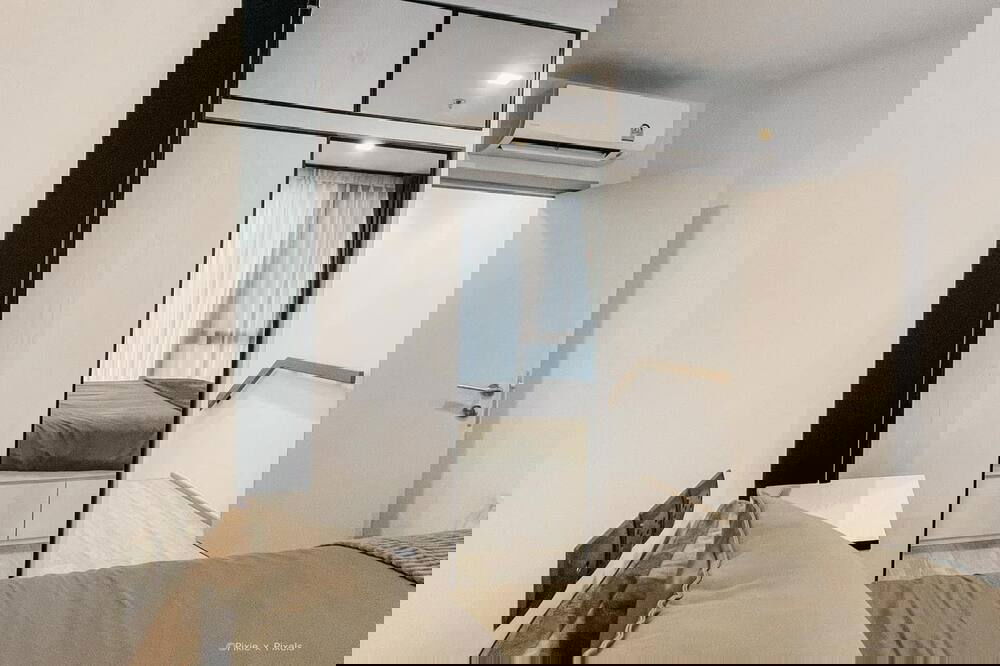 รูป ขายพร้อมผู้เช่า ! เพดานสูง, ชั้นสูง 36+, ทำเลดี, ส่วนกลางอลังการ! Code C20230900884...The Line Sukhumvit 101, 1 นอน, 1 น้ำ Duplex, แต่งครบ, ราคาพิเศษ! - รูปที่ 3/14