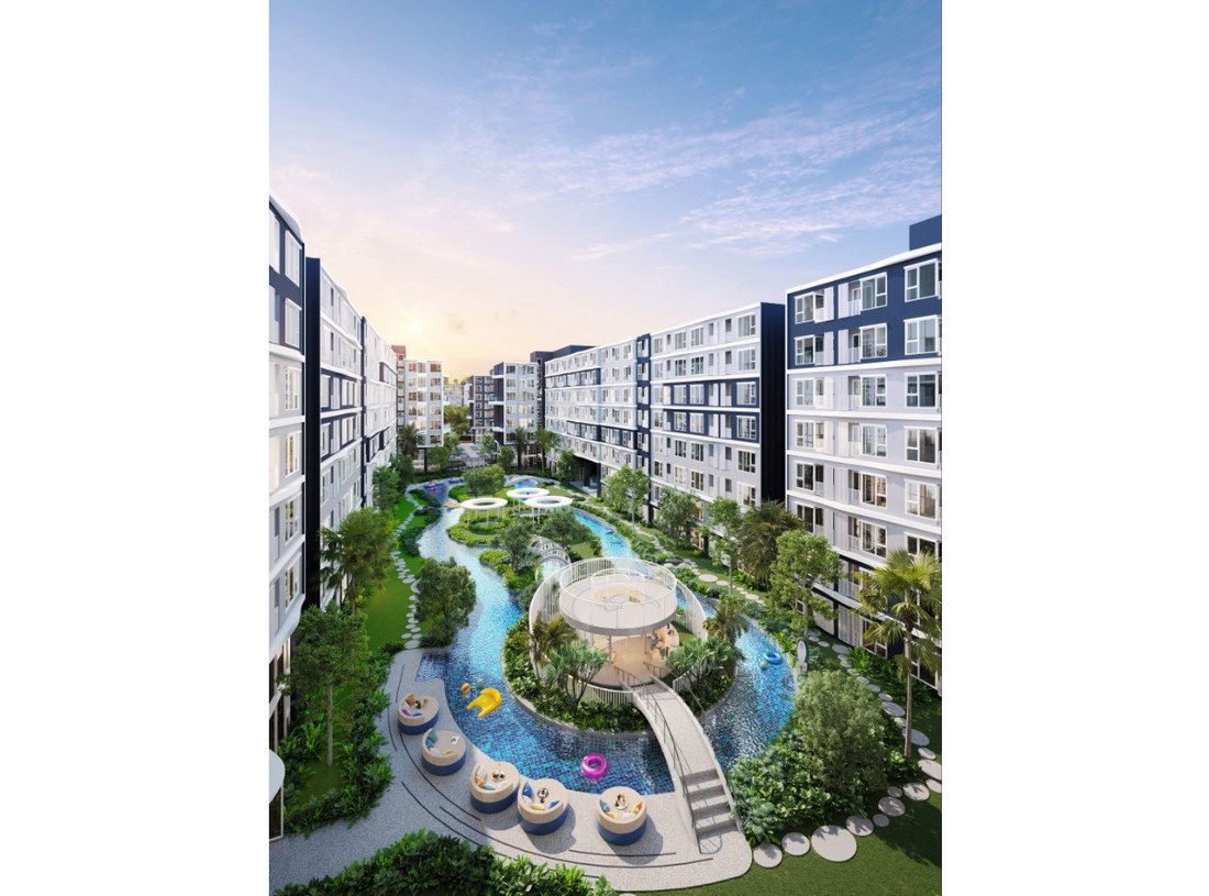 รูป Call : 091-545-5346 Condo Kave Town Island ติดมหาวิทยาลัยกรุงเทพ รังสิต 22.60 ตารางเมตร 1 ห้องนอน ชั้น5 ตึก D ทิศเหนือ ตกแต่งครบ (ขายพร้อมผู้เช่า) - รูปที่ 9/13