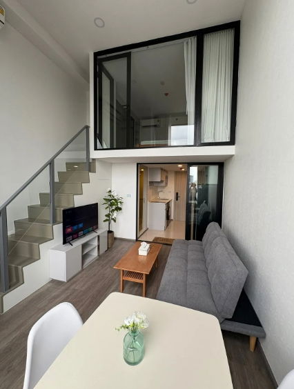 รูป คอนโด แบบ 2 ชั้น ให้เช่า So Origin Kaset Interchange มี 1 ห้องนอน 37 ตรม. ชั้น 10 ใกล้ ม.เกษตร เดินสบาย - รูปที่ 4/10