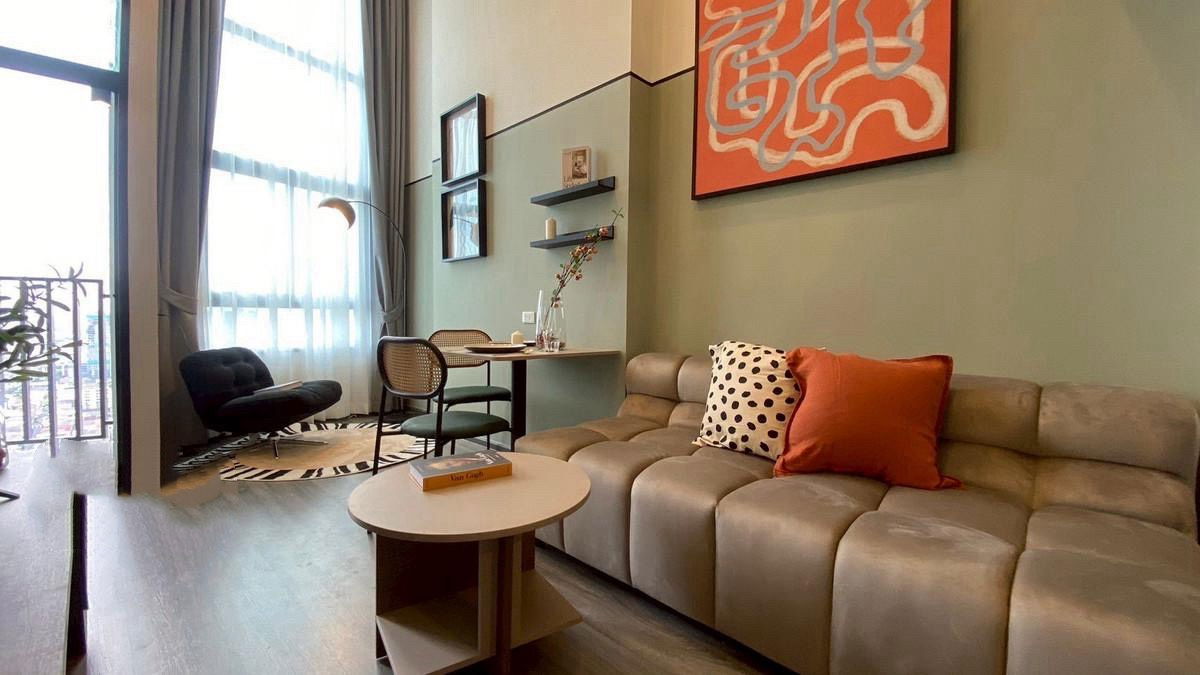 รูป WS6201 🏙 คอนโดใหม่ให้เช่า | IDEO Ramkhamhaeng – Lamsali Station ติด MRT แยกลำสาลี เพียง 18,000 บาท / เดือน - รูปที่ 5/7