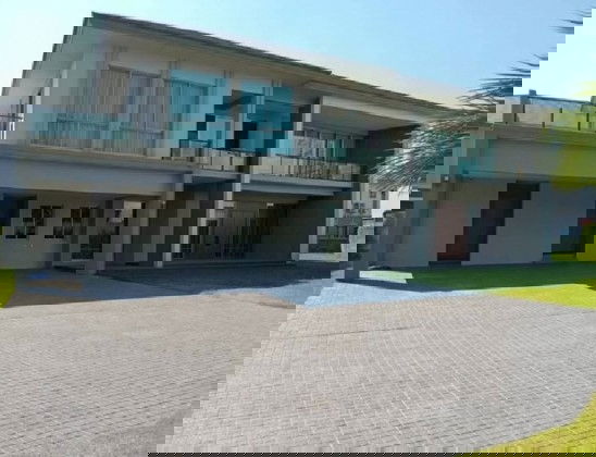 รูป ให้เช่าบ้านเดี่ยว 2 ชั้น หลังใหญ่ โครงการ เดอะ ปาล์ม บางนา-วงแหวน เฟอร์นิเจอร์ครบ / ไม่รับสัตว์เลี้ยง อยู่อาศัย - รูปที่ 1/17