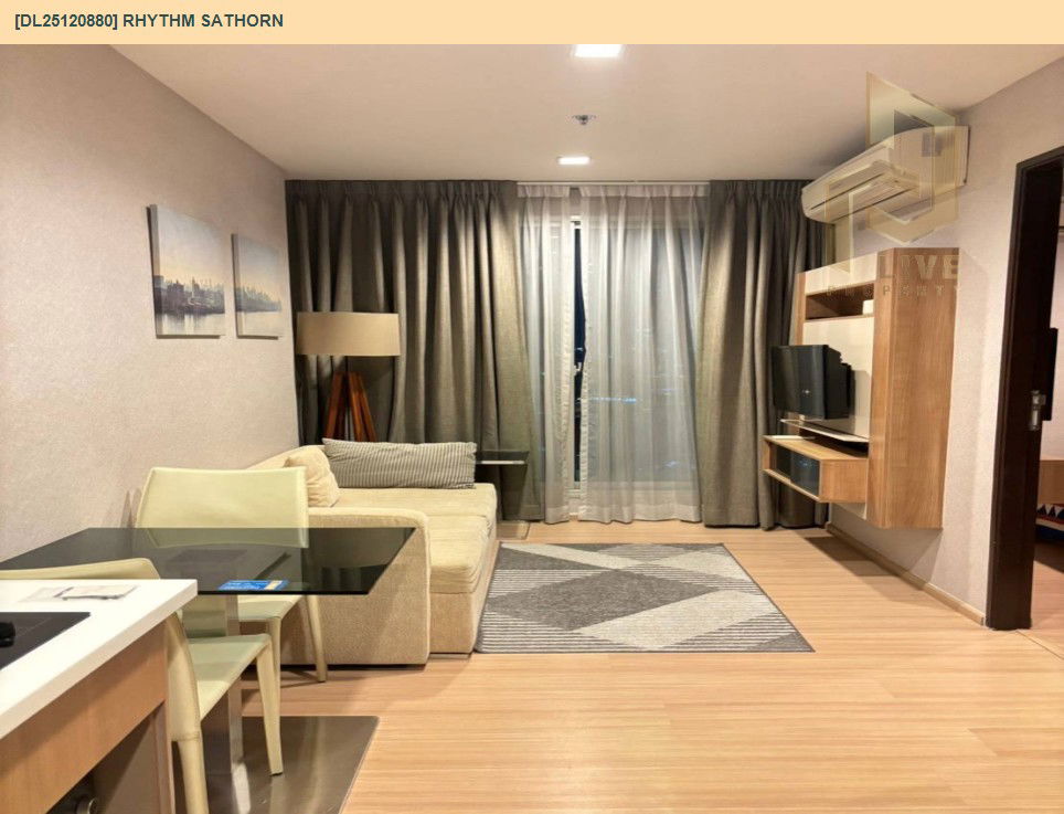 รูป DL25120880 ให้เช่าคอนโด ริธึ่ม สาทร (Rhythm Sathorn) ใกล้ BTS สะพานตากสิน พร้อมเข้าอยู่ โทรด่วน 0656133286 LineID @897iyzll - รูปที่ 4/8
