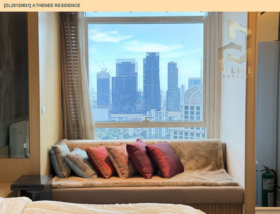 รูป DL25120831 ให้เช่าคอนโด แอทธินี เรสซิเด้นซ์ (Athenee Residence) ใกล้ BTS เพลินจิต พร้อมเข้าอยู่ โทรด่วน 0656133286 LineID @897iyzll - รูปที่ 2/6