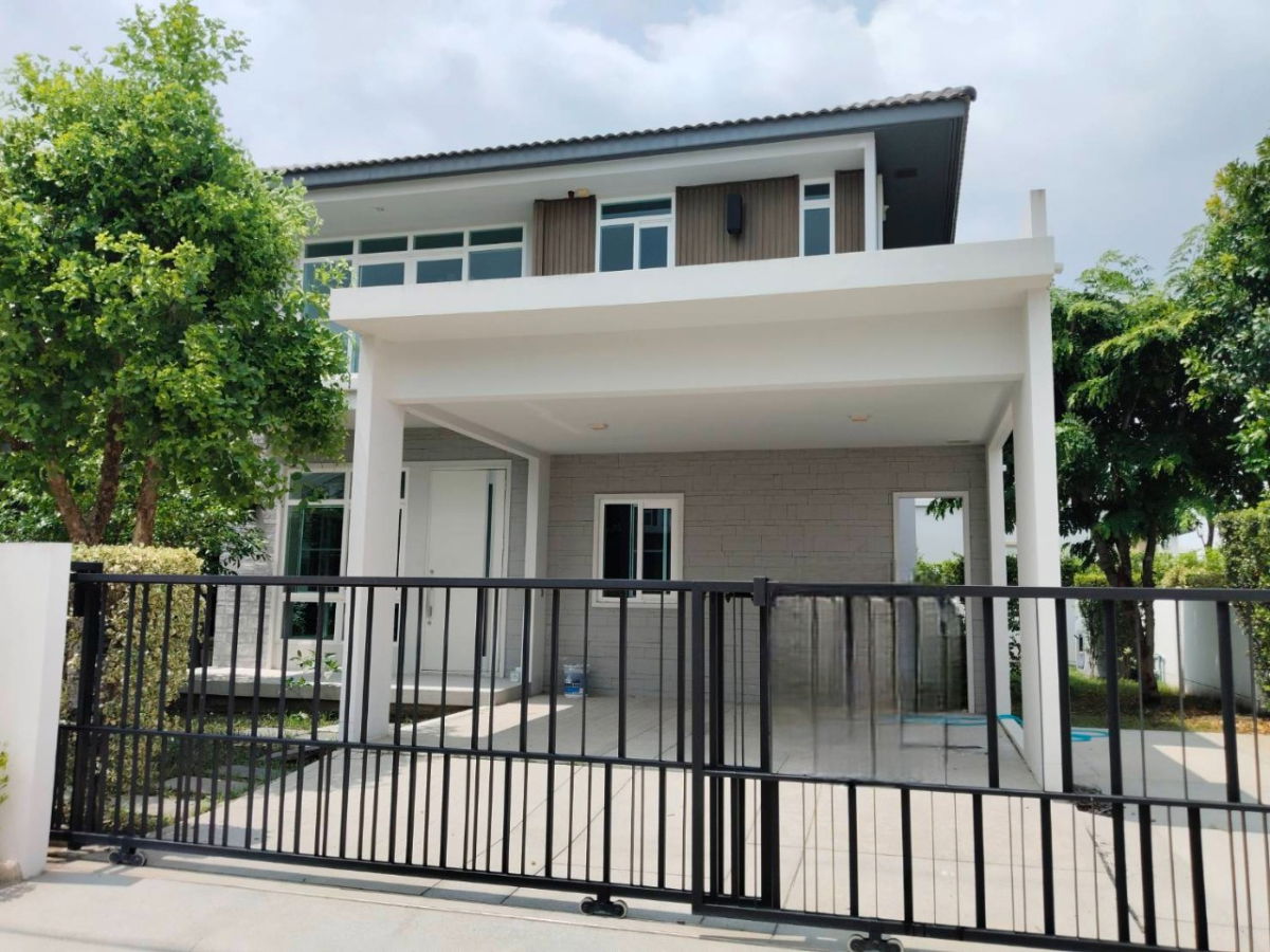 รูป 🏡 มัณฑนา พรานนก สาย2 บางแวก – แบบบ้าน Amplify   บ้านเดี่ยวหลังใหญ่ บนที่ดิน 110.2 ตารางวา ที่ถูกออกแบบให้ใช้ชีวิตได้อย่างลงตัว    Listing :92523 - รูปที่ 1/9