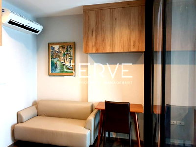 Condos for rent : Studio with Partition 27 sq.m. Super High Fl. 30+ Good Location Free Shuttle to BTS On Nut at The Base Park West Sukhumvit 77 Condo  /For Rent