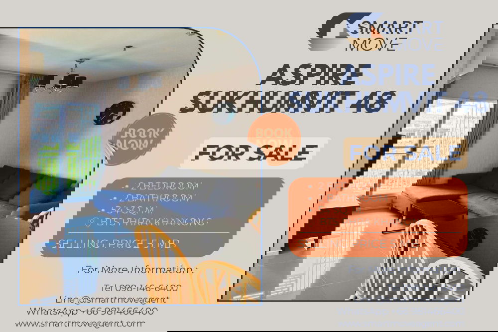 รูป 🔥 ขายพร้อมผู้เช่า !! 🔥 Code C20251200044..........Aspire Sukhumvit 48, 2 ห้องนอน, 2 ห้องน้ำ, แต่งครบ, ราคาพิเศษ!!📣📣 - รูปที่ 1/7