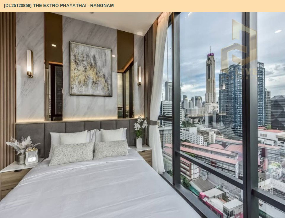 รูป DL25120858 ให้เช่าคอนโด ดิ เอ็กซ์โทร พญาไท - รางน้ำ (THE EXTRO Phayathai - Rangnam) ใกล้ - พร้อมเข้าอยู่ โทรด่วน 0653619502 LineID @534wlwof - รูปที่ 4/7