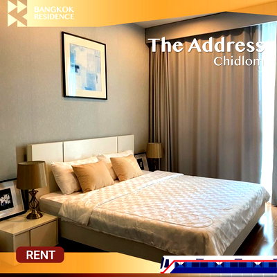 Condos for rent :   The Address Chidlom 🌟 Elegant Unit in Bangkok’s Luxury Living 💎 Near BTS Chidlom & Ploenchit 