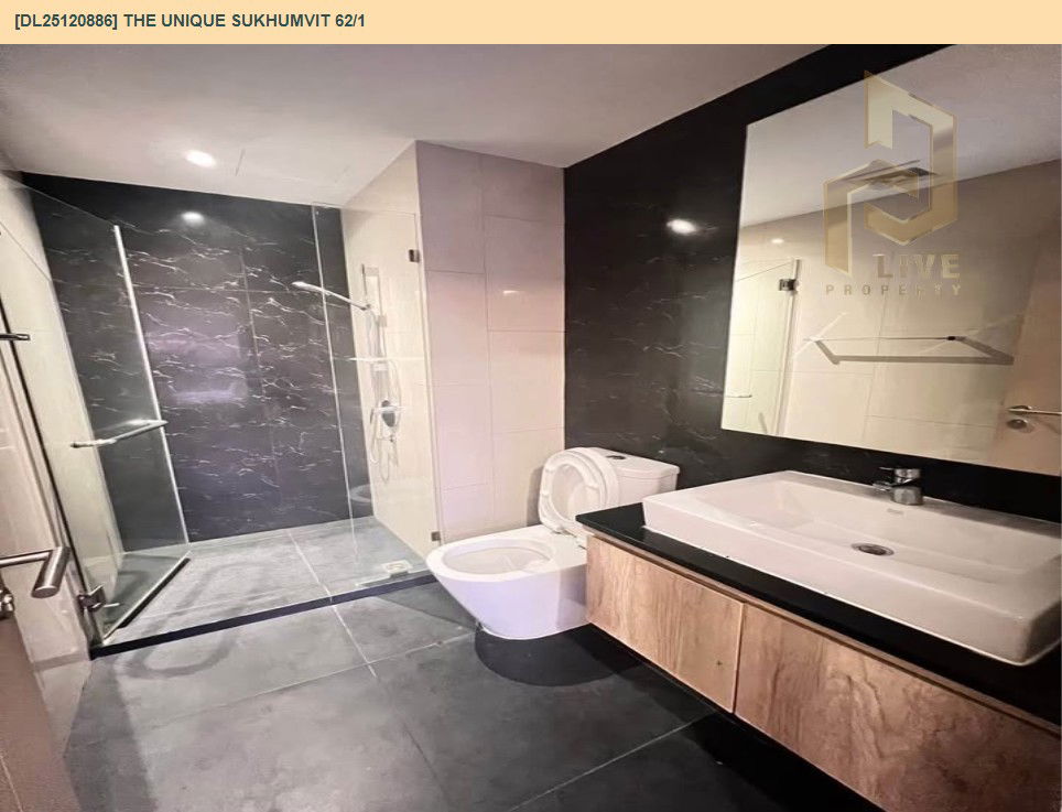 รูป DL25120886 ให้เช่าคอนโด ดิ ยูนิค สุขุมวิท 62/1 (The Unique Sukhumvit 62/1) ใกล้ BTS บางจาก พร้อมเข้าอยู่ โทรด่วน 0638692663 LineID @257sxzzu - รูปที่ 7/7
