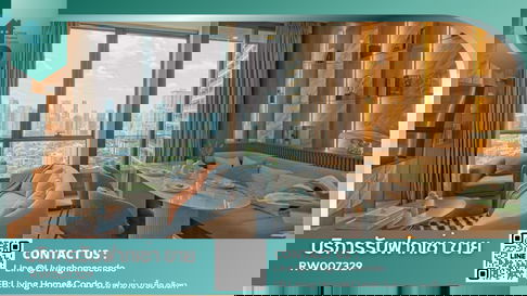 ✨ห้องสวย ทำเลทอง🔥ให้เช่าคอนโด The Esse Sukhumvit 36 ห้องสวย หรูหรา 2นอน เฟอร์นิเจอร์ครบ พร้อมเข้าอยู่ ติด BTS ทองหล่อ - RW007329