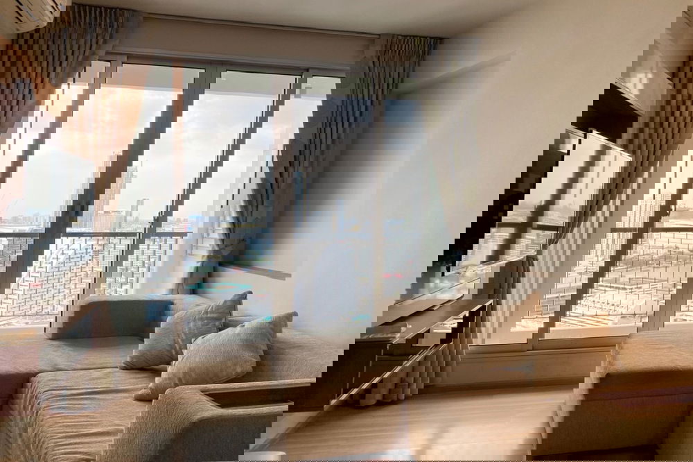 รูป 🔥 สำหรับเช่า !! ชั้นสูง 31++, คอนโดวิวแม่น้ำ, ส่วนกลางวิวแม่น้ำ!! 🔥 Code C20221201104...Rhythm Sathorn, 1 ห้องนอน, 1 ห้องน้ำ, แต่งครบ, พร้อมเข้าอยู่ - รูปที่ 2/7