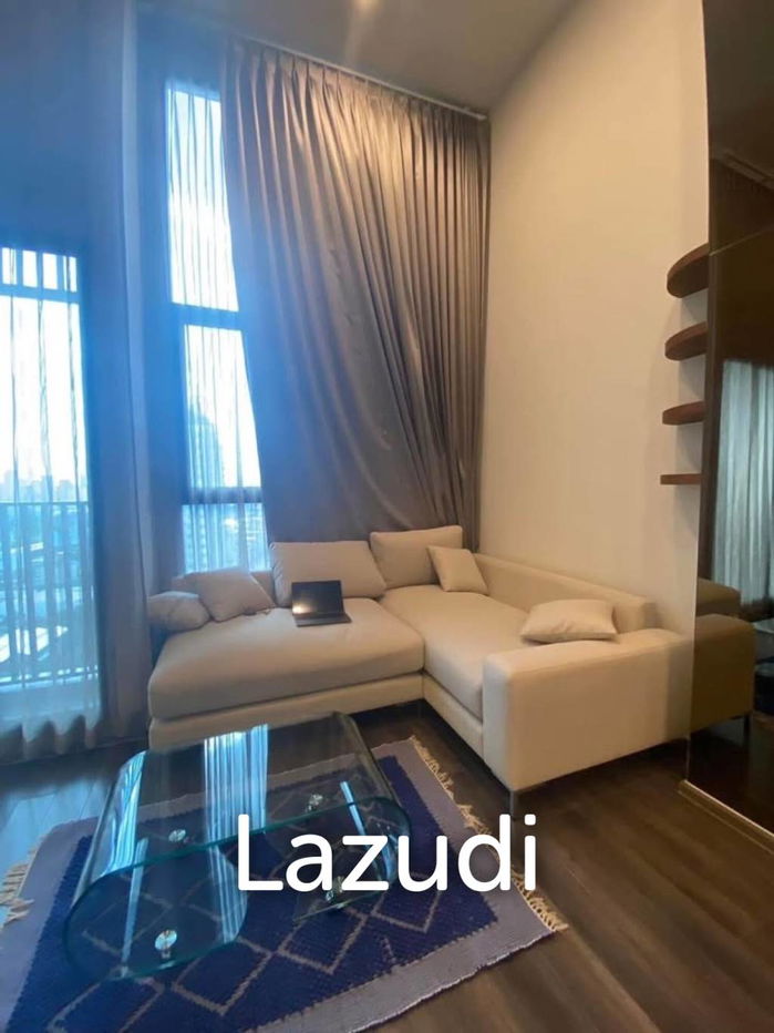 รูป 40 sqm duplex 1 bedroom condo at Knightsbridge Space Rama 9 Makkasan Bangkok - รูปที่ 1/12