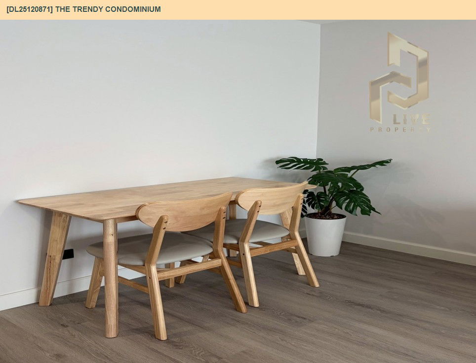 รูป DL25120871 ให้เช่าคอนโด เดอะ เทรนดี้ คอนโดมิเนียม (The Trendy Condominium) ใกล้ BTS นานา พร้อมเข้าอยู่ โทรด่วน 0653619502 LineID @534wlwof - รูปที่ 2/6