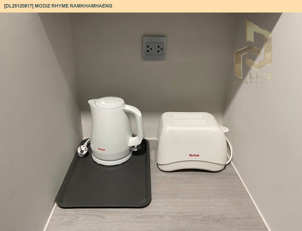 รูป DL25120817 ให้เช่าคอนโด โมดิซ ไรห์ม รามคำแหง (Modiz Rhyme Ramkhamhaeng) ใกล้ MRT รามคำแหง พร้อมเข้าอยู่ โทรด่วน 0656133286 LineID @897iyzll - รูปที่ 8/9