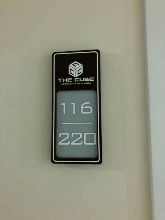 รูป ให้เช่า  คอนโด เดอะคิวบ์ นวมินทร์-รามอินทรา (1 ห้องนอน ) ชั้น 5 ตึก B ใกล้ รถไฟฟ้าสายสีชมพู สถานี นวมินทร์ - รูปที่ 10/10
