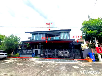 บ้านเดี่ยว นนทบุรี : บ้านเดี่ยว สำหรับขาย ชวนชมพาร์ค 2 ไทรน้อย ไทรน้อย นนทบุรี