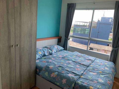 🎊 For Rent Condo LUMPINI VILLE PRANANGKLAO - RIVERVIEW Building A, Floor 5,1 bed room, Room size 26 sqm