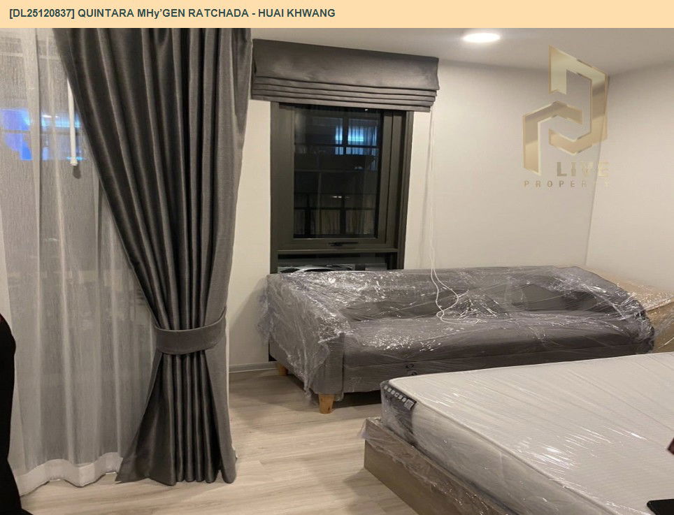 รูป DL25120837 ให้เช่าคอนโด ควินทารา มายเจน รัชดา - ห้วยขวาง (QUINTARA MHy’GEN RATCHADA - HUAI KHWANG) ใกล้ MRT ห้วยขวาง พร้อมเข้าอยู่ โทรด่วน 0638692663 LineID @257sxzzu - รูปที่ 2/8