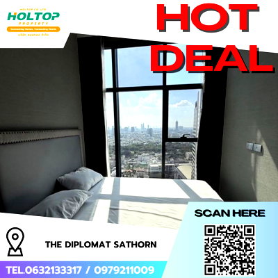 คอนโดให้เช่า : #R8473  🎉 261268 ให้เช่าคอนโด The Diplomat Sathorn 