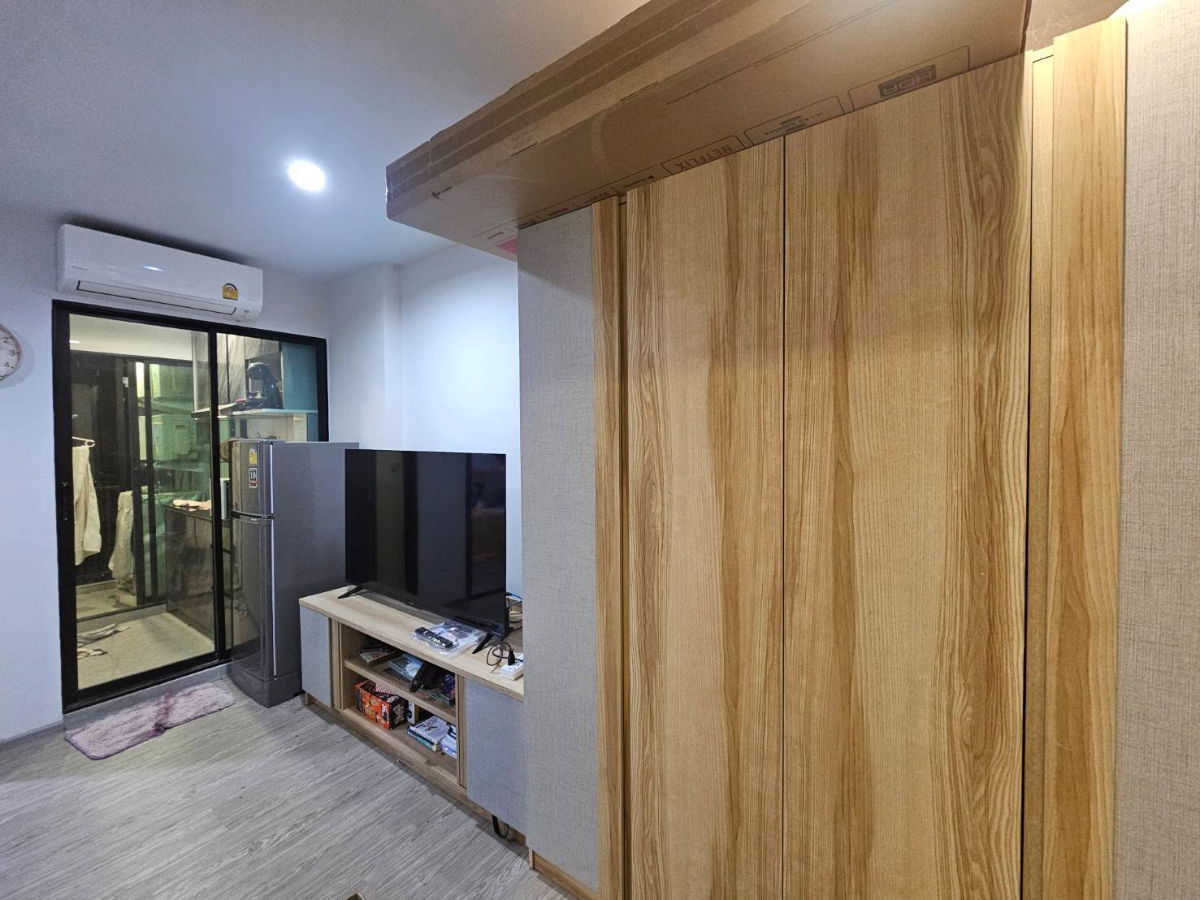 รูป ให้เช่าคอนโด รีช พหลโยธิน 52 ตึก C 31 ตร.ม.เฟอร์ครบ แอร์ 2 ตัว ใกล้ BTS สะพานใหม่ (TR1235) - รูปที่ 3/8