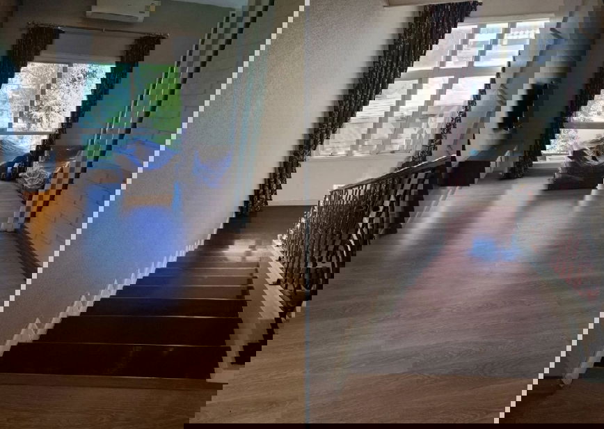 รูป ให้เช่าบ้านเดี่ยว 2 ชั้น หลังใหญ่ พื้นที่ดิน 150 ตารางวา / หมู่บ้านกรีนเนอรี่ วิลล์ รามคำแหง Greenery Ville สไตล์โมเดิร์นคลาสสิค ตรงข้าม รพ.เกษมราษฎร์  - รูปที่ 6/14