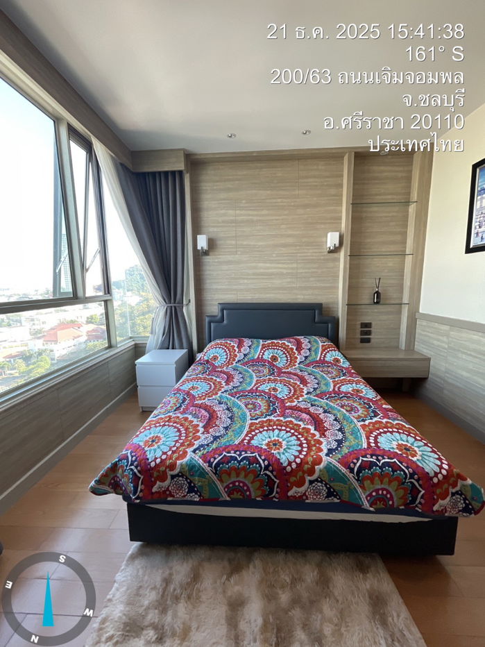 รูป เช่า คอนโด มาริน่า เบย์ฟร้อนท์ ศรีราชา ทำเลทอง ห้องสวยแถมเฟอร์ฯ ตกแต่งพร้อมอยู่ ใกล้แหล่งชุมชน - รูปที่ 7/27