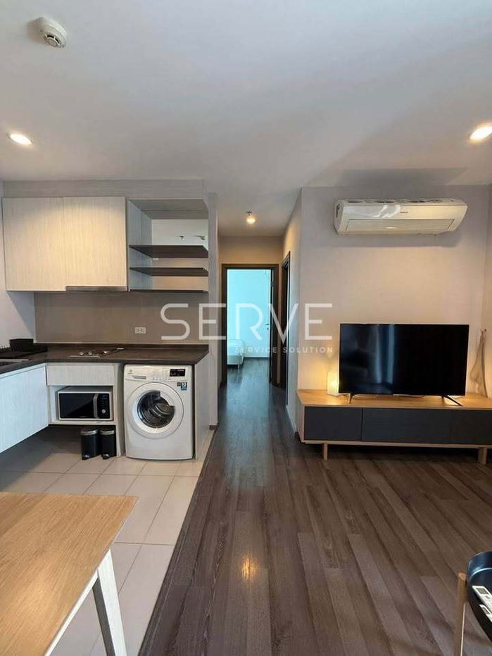 รูป 2 นอน 1 น้ำ 48.46 ตร.ม. คอนโดในเครือคุณภาพแสนสิริ บนทำเลดีๆ มีรถรับส่ง BTS อ่อนนุช ที่ The Base Park West Sukhumvit 77 / ให้เช่าคอนโด - รูปที่ 5/7