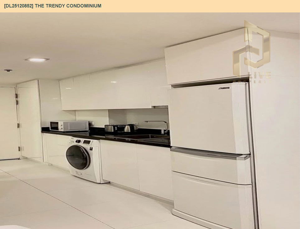 รูป DL25120852 ให้เช่าคอนโด เดอะ เทรนดี้ คอนโดมิเนียม (The Trendy Condominium) ใกล้ BTS นานา พร้อมเข้าอยู่ โทรด่วน 0800343450 LineID @655ebbvc - รูปที่ 6/8