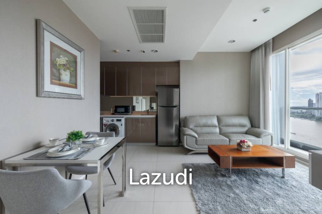 รูป 45 sqm river view condoat Menam Residences Bangkok - รูปที่ 3/9