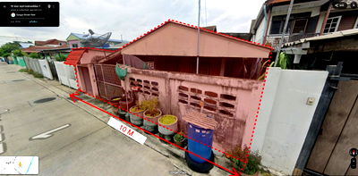 ที่ดิน เมืองสมุทรปราการ สมุทรปราการ : ขายที่ดิน พร้อมสิ่งปลูกสร้าง ขนาด 45 ตร.ว. ใกล้ BTS โรงเรียนนายเรือ และทางพิเศษกาญจนาภิเษก (บางพลี-สุขสวัสดิ์).