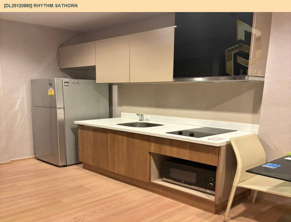 รูป DL25120880 ให้เช่าคอนโด ริธึ่ม สาทร (Rhythm Sathorn) ใกล้ BTS สะพานตากสิน พร้อมเข้าอยู่ โทรด่วน 0656133286 LineID @897iyzll - รูปที่ 6/8