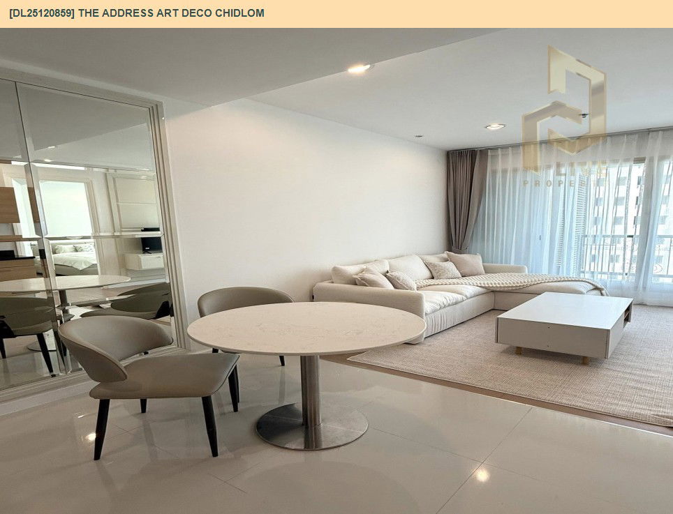 รูป DL25120859 ให้เช่าคอนโด ดิ แอดเดรส ชิดลม (The Address Art Deco Chidlom) ใกล้ BTS ชิดลม พร้อมเข้าอยู่ โทรด่วน 0653619502 LineID @534wlwof - รูปที่ 5/11