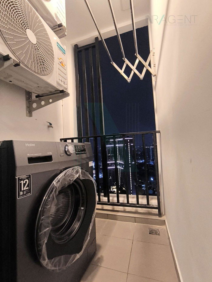 รูป ให้เช่าคอนโด รีเจ้นท์ โฮม วุฒากาศ อาคาร A ชั้น 33 1 ห้องนอน ขนาด 26 ตรม ใกล้ BTS วุฒากาศ - รูปที่ 7/8