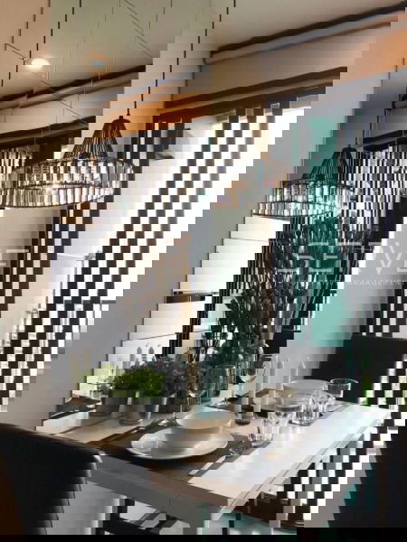 รูป 1 นอน 29.57 ตร.ม. แต่งสวย ชั้นสูง 15+ บนทำเลดีๆ มีรถรับส่ง BTS อ่อนนุช ที่คอนโด The Base Park West Sukhumvit 77 / ให้เช่าคอนโด - รูปที่ 7/9