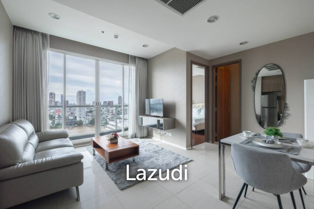 รูป 45 sqm river view condoat Menam Residences Bangkok - รูปที่ 1/9