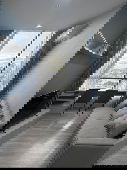 รูป มีเครื่องซักผ้า คอนโด Niche Pride เตาปูน อินเตอร์เชนจ์ ห้องสวย 1 ห้องนอน 32 ตรม. ชั้น 15 ของครบ เพีบง 15,000 บาท - รูปที่ 2/11