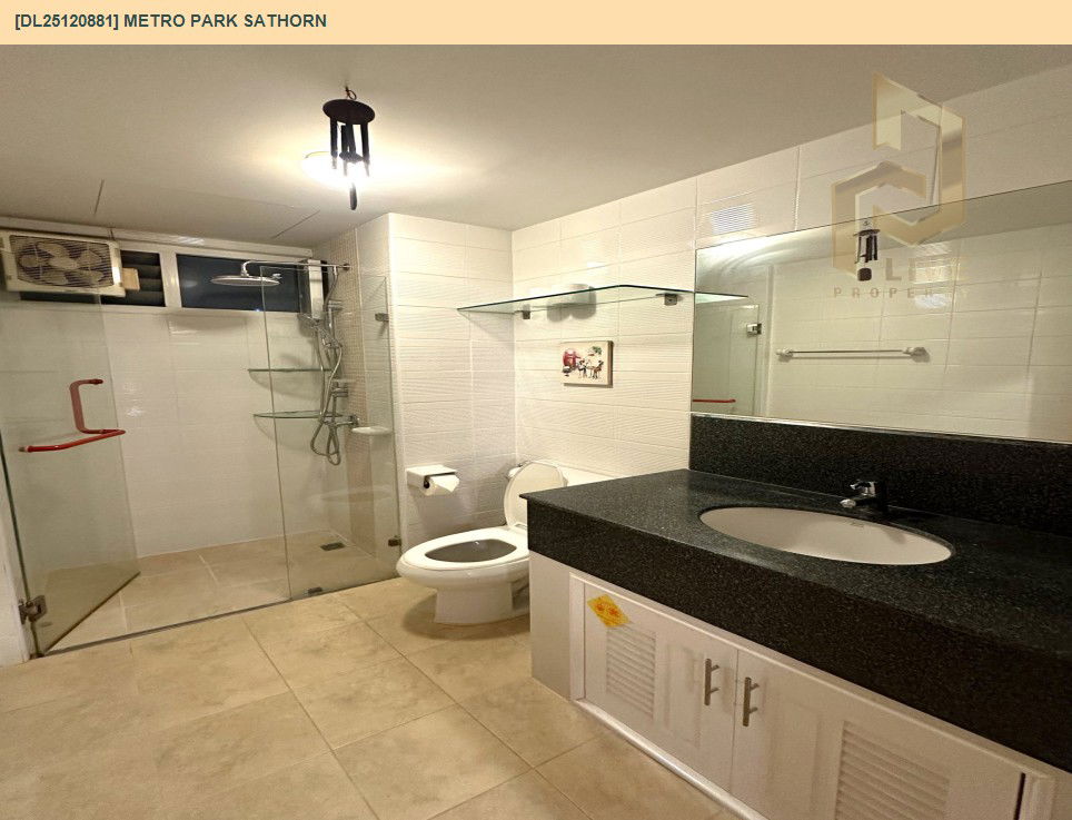 รูป DL25120881 ให้เช่าคอนโด เมโทร พาร์ค สาทร  (Metro Park Sathorn ) ใกล้ BTS วุฒากาศ พร้อมเข้าอยู่ โทรด่วน 0638692663 LineID @257sxzzu - รูปที่ 10/11