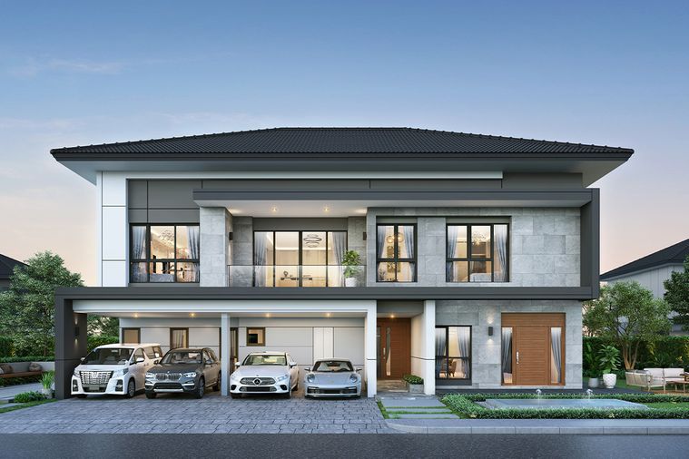 5-bed house for sale, 416 sqm, 1 sq wah, THE CITY Sukhumvit - Onnut 2
