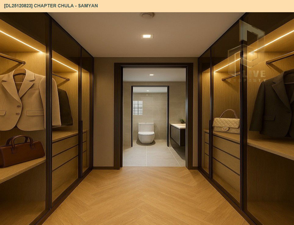 รูป DL25120823 ให้เช่าคอนโด แชปเตอร์ จุฬา - สามย่าน (Chapter Chula - Samyan) ใกล้ MRT สามย่าน พร้อมเข้าอยู่ โทรด่วน 0638692663 LineID @257sxzzu - รูปที่ 7/14