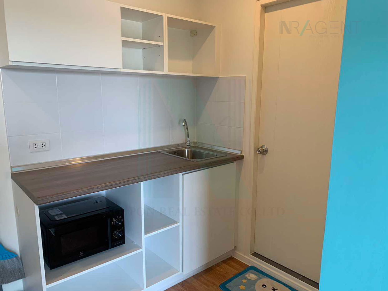 รูป 🚩 ให้เช่าคอนโด ลุมพินี วิลล์ พระนั่งเกล้า-ริเวอร์วิว อาคาร A ชั้น 5 1 ห้องนอน ขนาด 26 ตรม ใกล้ Central รัตนาธิเบศร์ - รูปที่ 4/8