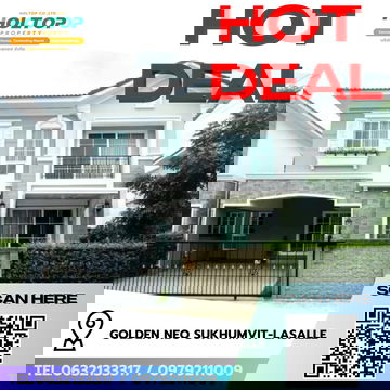 #R8467  🎉 261268 ให้เช่าบ้าน Golden Neo Sukhumvit-LaSalle 